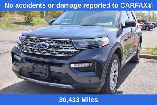 Blue Metallic 2023 Ford Explorer Limited