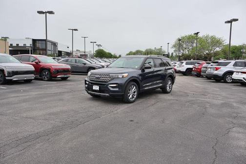 Blue Metallic 2023 Ford Explorer Limited