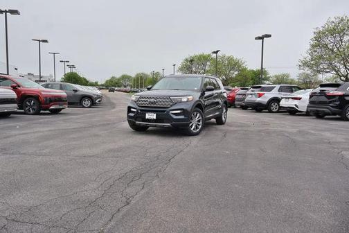 Blue Metallic 2023 Ford Explorer Limited