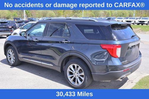 Blue Metallic 2023 Ford Explorer Limited