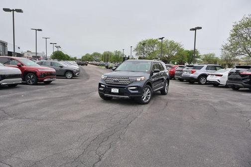 Blue Metallic 2023 Ford Explorer Limited