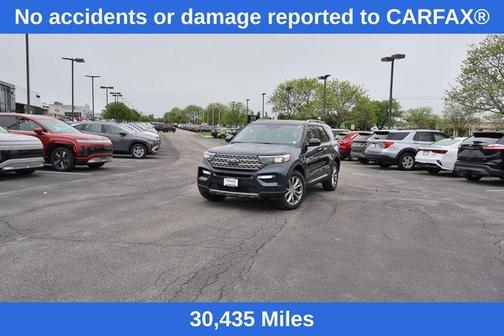 Blue Metallic 2023 Ford Explorer Limited