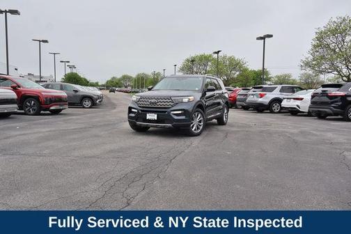 Blue Metallic 2023 Ford Explorer Limited