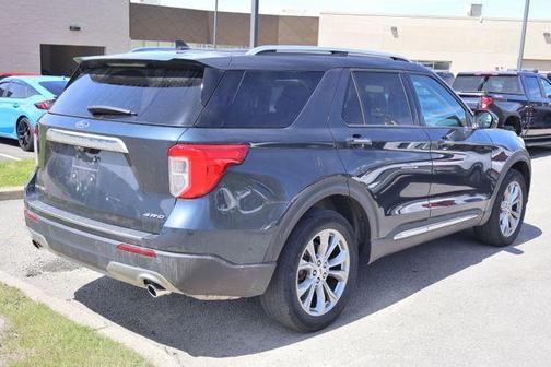 Blue Metallic 2023 Ford Explorer Limited