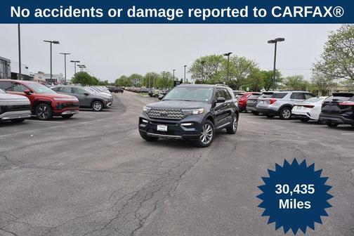 Blue Metallic 2023 Ford Explorer Limited