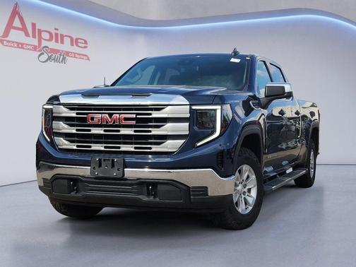 Pacific Blue Metallic 2022 GMC Sierra 1500 SLE