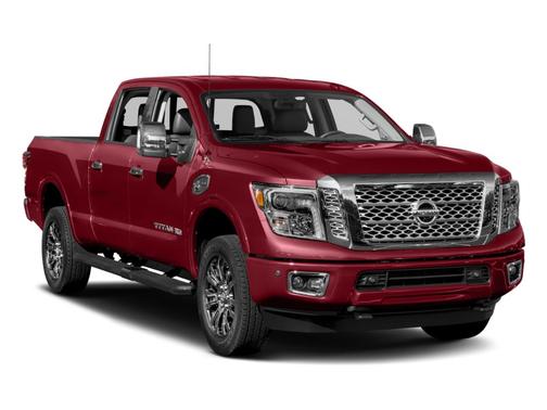 Gray 2017 Nissan Titan XD Platinum Reserve