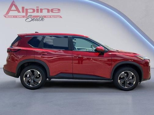 Red 2025 Nissan Rogue SV