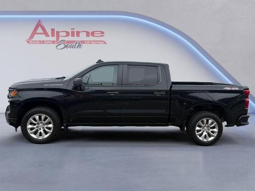 Black 2023 Chevrolet Silverado 1500 Custom