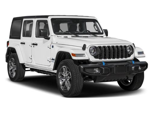 Black 2024 Jeep Wrangler 4xe Sport