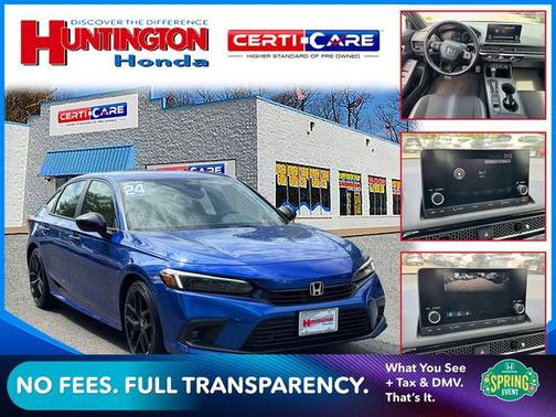 Aegean Blue Metallic 2024 Honda Civic