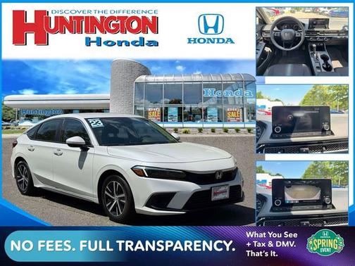 Platinum White Pearl 2023 Honda Civic