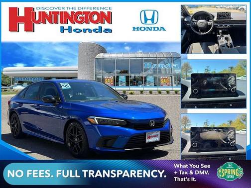 Aegean Blue Metallic 2023 Honda Civic