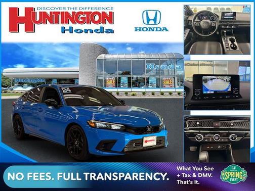 Boost Blue Pearl 2024 Honda Civic