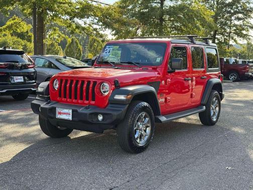 Firecracker Red Clearcoat 2020 Jeep Wrangler Unlimited Sport