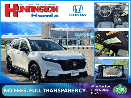 Platinum White Pearl 2024 Honda CR-V Hybrid Sport-L