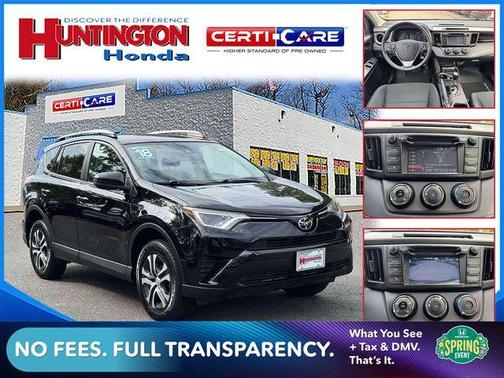Black 2018 Toyota RAV4 LE