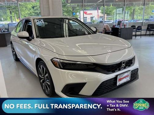 Platinum White Pearl 2024 Honda Civic