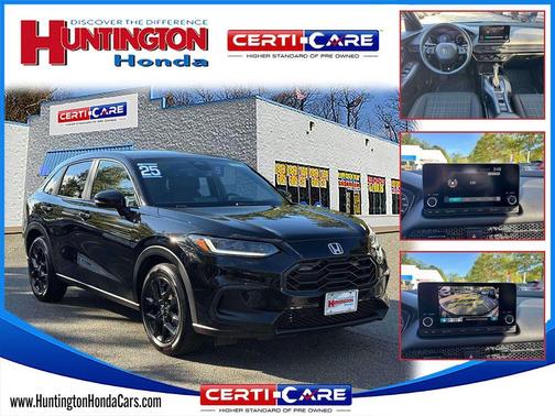 Crystal Black Pearl 2025 Honda HR-V Sport