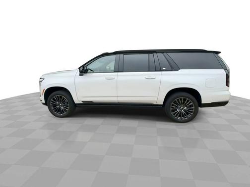 Crystal White Tricoat 2025 Cadillac Escalade ESV Sport Platinum