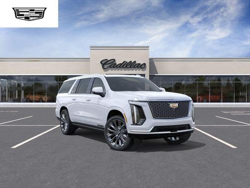 Vibrant White Tricoat 2026 Cadillac Escalade ESV Luxury