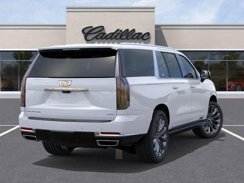 Vibrant White Tricoat 2026 Cadillac Escalade ESV Luxury