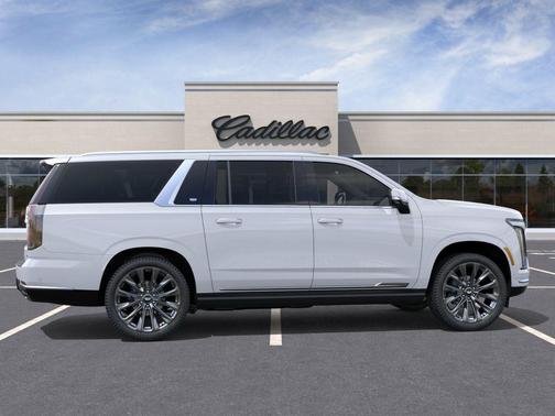 Vibrant White Tricoat 2026 Cadillac Escalade ESV Luxury