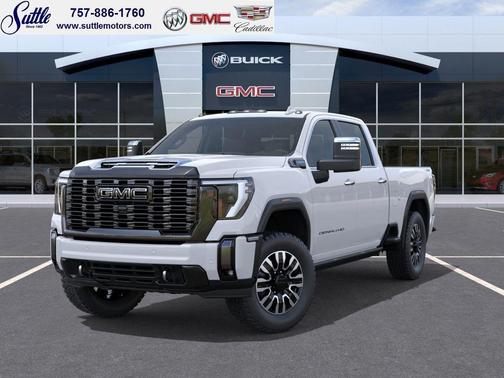 Glacier White Tricoat 2026 GMC Sierra 2500 Denali Ultimate