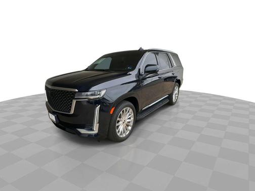 Dark Moon Blue Metallic 2021 Cadillac Escalade Premium Luxury