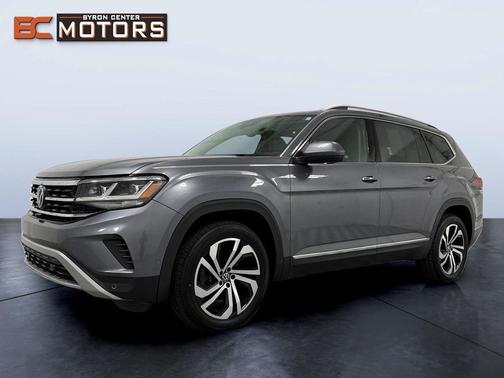 Platinum Gray Metallic 2021 Volkswagen Atlas 2.0T SEL