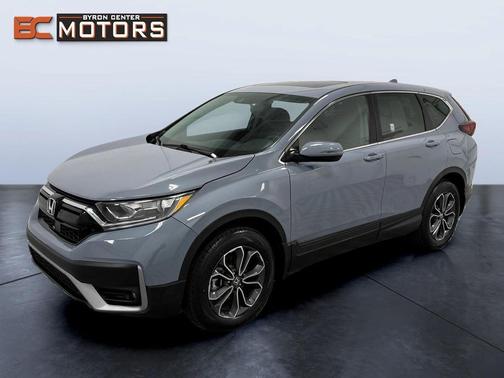 Gray 2021 Honda CR-V AWD EX