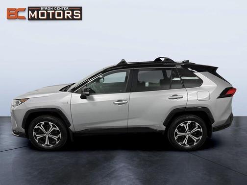 Silver Sky Metallic w/Midnight Black Roof 2021 Toyota RAV4 Prime XSE