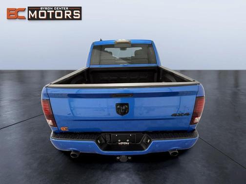 Blue 2018 RAM 1500 Sport