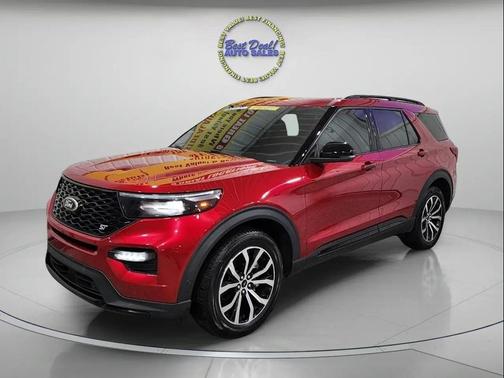 Rapid Red Metallic Tinted Clearcoat 2021 Ford Explorer ST