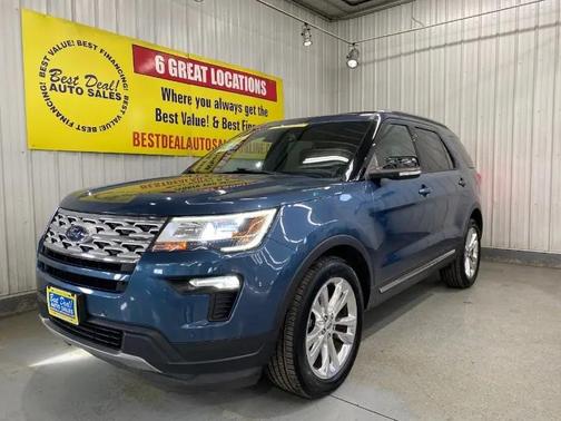 Blue Metallic 2019 Ford Explorer XLT