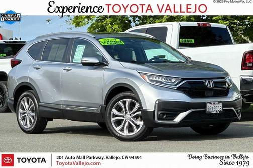 Lunar Silver Metallic 2020 Honda CR-V AWD Touring