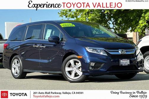 Obsidian Blue Pearl 2018 Honda Odyssey EX-L