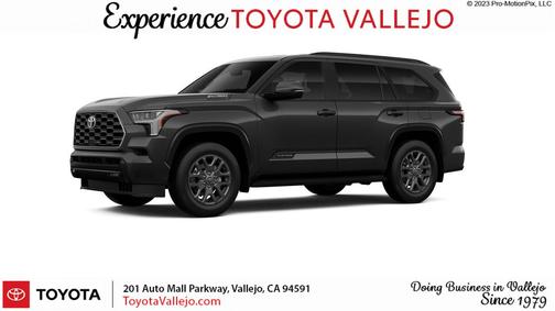 Magnetic Gray Metallic 2026 Toyota Sequoia Platinum