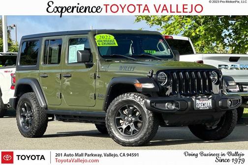 Sarge Green Clearcoat 2022 Jeep Wrangler Unlimited Sport