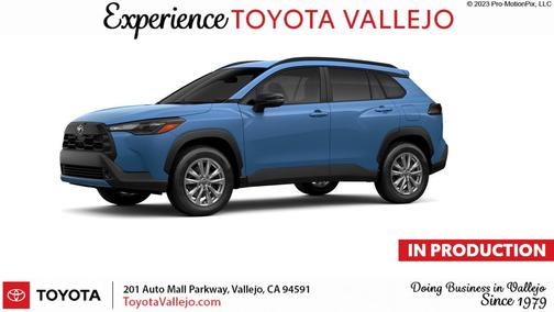 Cavalry Blue 2026 Toyota Corolla Cross LE