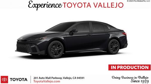 Midnight Black Metallic 2026 Toyota Camry SE