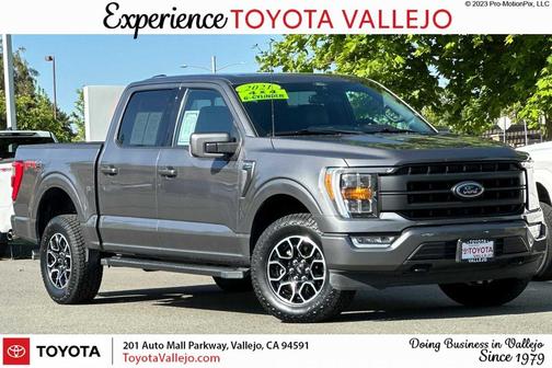 Gray Metallic 2021 Ford F-150 Lariat