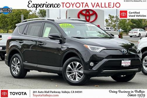 Black Sand Pearl 2016 Toyota RAV4 Hybrid XLE
