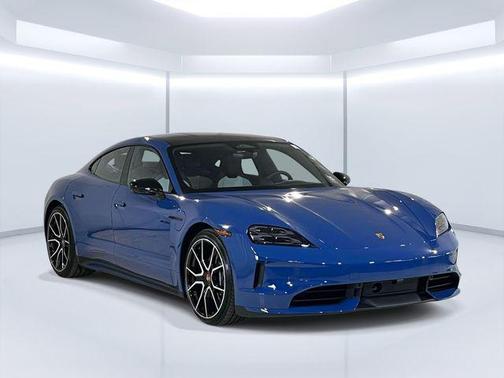 Neptune Blue 2026 Porsche Taycan 4