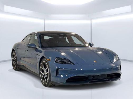 Blue 2026 Porsche Taycan 4