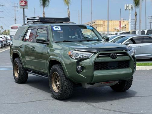 Army Green 2021 Toyota 4Runner Trail Special Edition