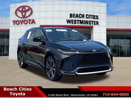 Black 2023 Toyota bZ4X Limited