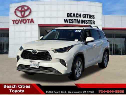 Blizzard Pearl 2021 Toyota Highlander L