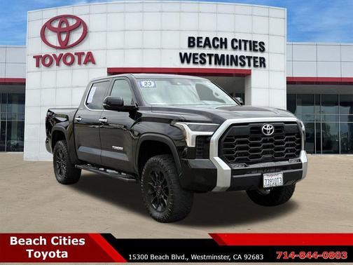 Midnight Black Metallic 2023 Toyota Tundra Limited
