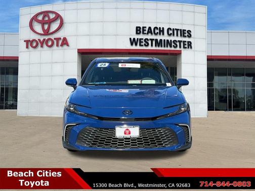 Reservoir Blue 2025 Toyota Camry SE